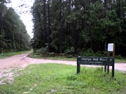 Turn off to Harrys Hut