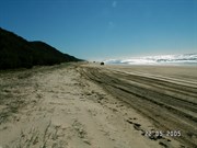 Beach at start of Camping Zone Cooloola