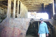 Inside the Venture before it became too dangerous
