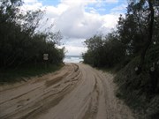 Access track to beach