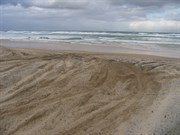 Soft sand needs low tyre pressures -20psi