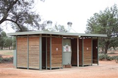 Main Camp (Mungo NP) - Good toilet facilities (pit) 