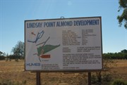 Lindsay Point Almond Development Sign