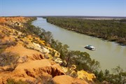 Looking down to the Murray