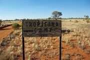 Tropicana Camp Sign and Turn Off 