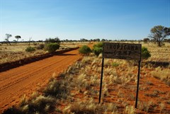 Tropicana Camp Sign and Turn Off 
