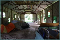 World War II No 1 Medical Receiving Station - building Interior 