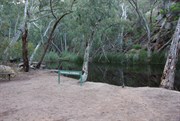 Wilpena Waterhole and No Swimming Sign