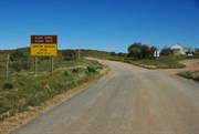 Glass Gorge Scenic Drive Sign