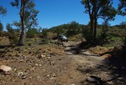 Gully (Nuccaleena Creek) - Driving up the bed of Nuccaleena Creek 