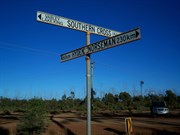 Signs at crossroad