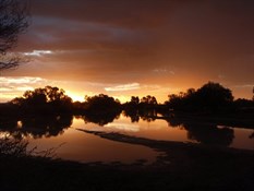Sunset Long Waterhole Winton