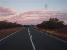 Chasing the sunset to Alice