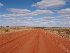 back to more red sand