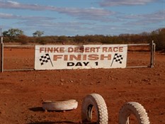 FINISH - I did it - the Finke track!