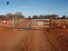 I didn't break the gate - but I did put it back the way I found it