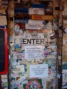 You have to read everything on the door before you go through!  Nah - just joking.