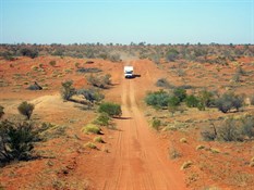 Heading north on the Bore Track
