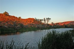 Sunset at Des Streckfuss rest area