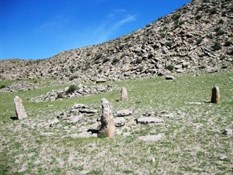 Burial mounds of long ago dot the countryside