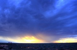 Nullarbor summer storm WA