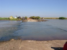 Barrage at Shady Camp
