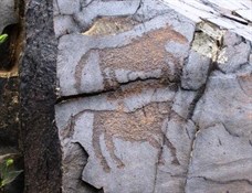 Petroglyphs in Kazakhstan