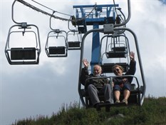 Chairlift at Shymbulak