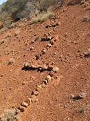 Strange rock formations...