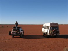The airstrip on Dingo Claypan.