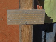 The 300 Mile Peg plaque.