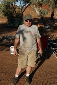 Al getting into the outback spirit