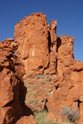 Hanging Rock (the far right face is that which we climbed)
