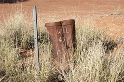 Well 45 marker.