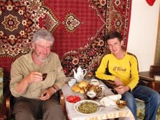 Morning Tea With Aziz in Bukhara