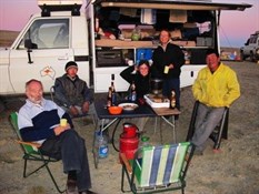 Friendly Locals at Aral Sea