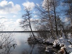 Lake as Winter Sets In