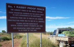 Rabbit Proof Fence Marker