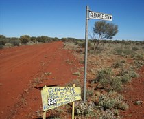 Sign at Glenayle turnoff