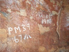 Inscriptions Talbot Rockhole
