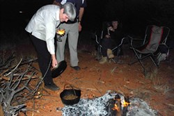 Open fire cooking