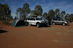 William Creek camping ground.