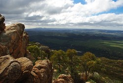 walking on top was cold, windy and exposed