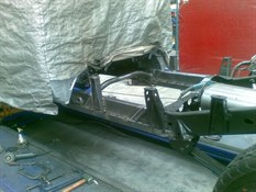 The lengthened and stregthened Chassis