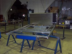 The tray and front pod (on its side)