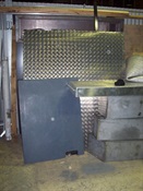 Floor, two water tanks and undertray boxes.