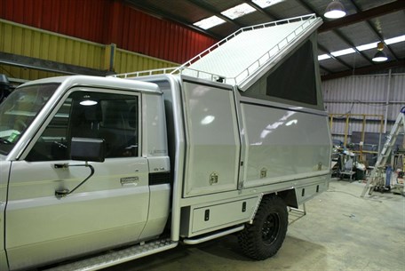 Vehicle pick-up at Allform Morwell - May 2010