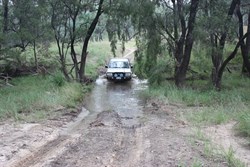 One of the creek crossings