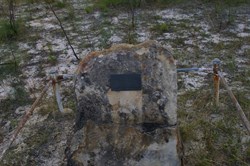 The memorial plaque