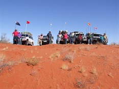 Leading my group on the Geo Simpson trip